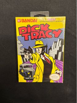 Dick Tracy (NES, Nintendo Entertainment System) CIB Manual NEW OTHER Oval Seal