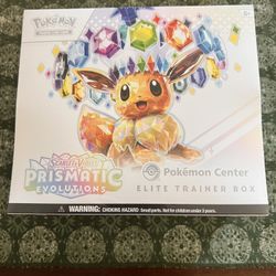 Prismatic Evolutions Pokemon Center Exclusive etb