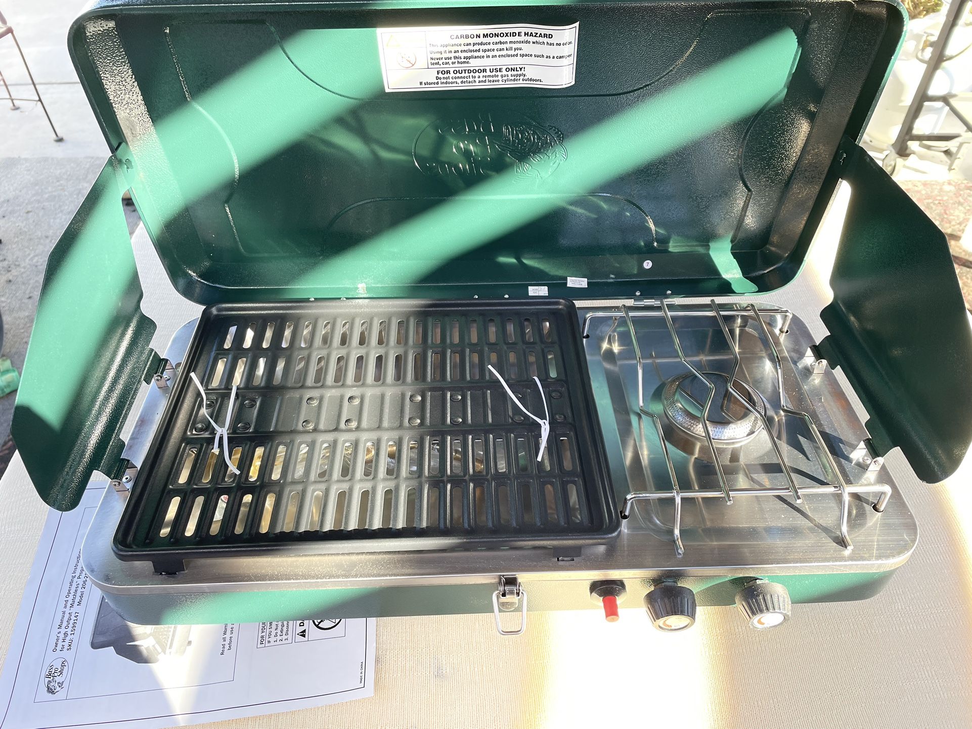Bass Pro Shops High Output Matchless Propane Stove And Grill