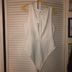 Plunge Open Bodysuit