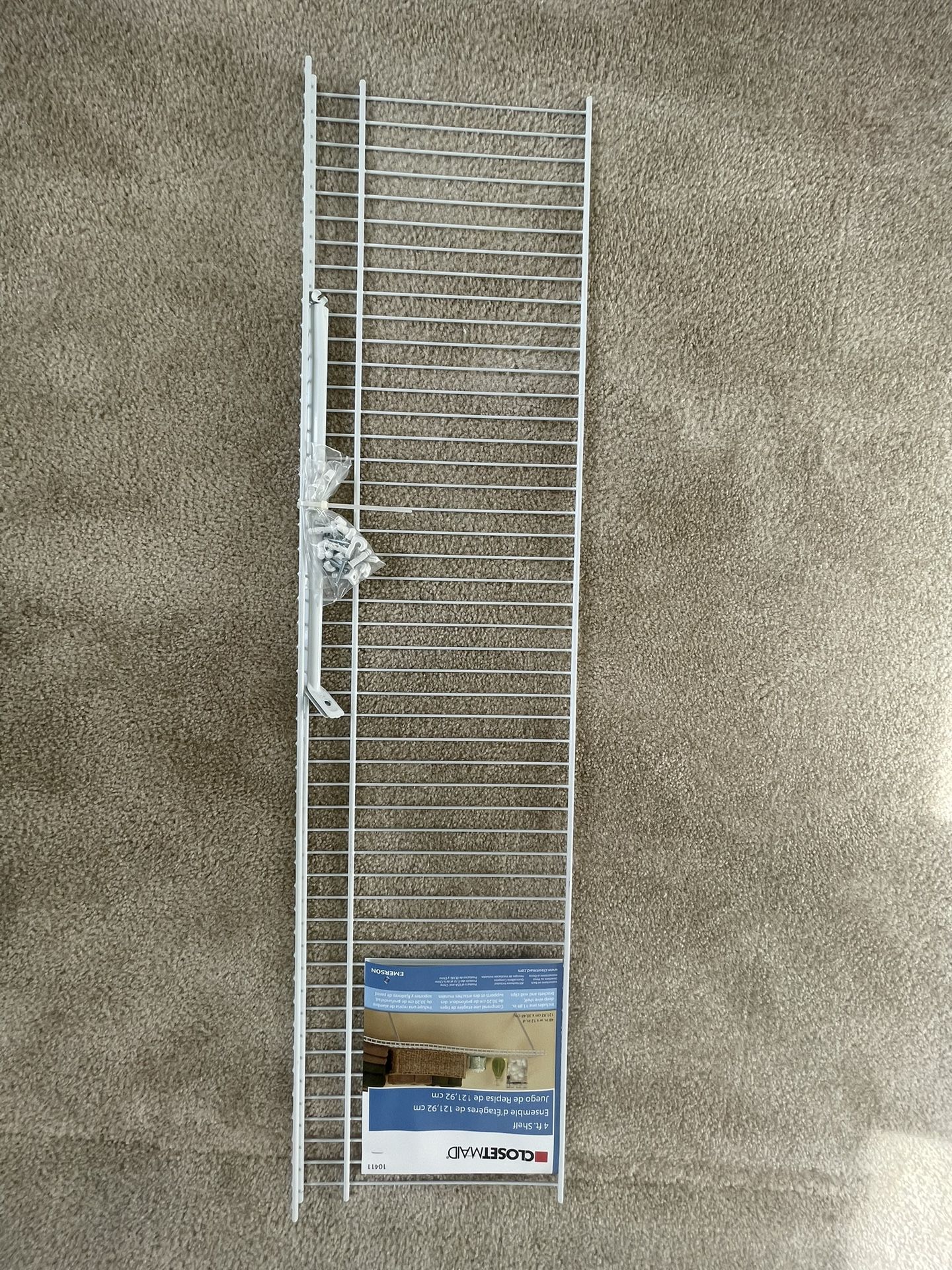 New ClosetMaid 4ft Wire Shelf Kit And Add on Shelves 