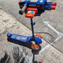 Nerf Kick Scooter Dual Barrel