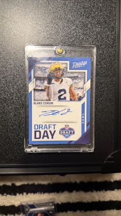 Blake Corum Draft Day Signatures Auto Rookie