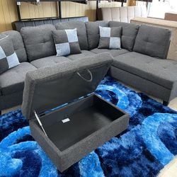 Brand New Grey Sectional 