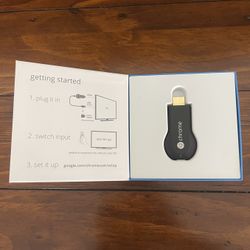 Chromecast In The Box $25 Or Best Offer For Pick Up Only Need Asap