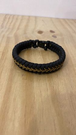Black and Khaki Paracord Bracelet