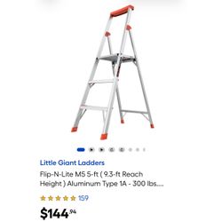 Little Giant Flip-N-Lite M5 5-ft Aluminum Ladder