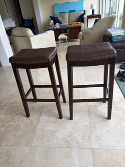 Bar Stools/ Counter Stools Chocolate Brown