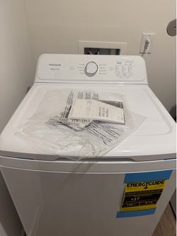 Frigidaire washer and dryer (new)