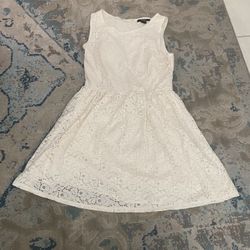Lace Off-white summer dress 