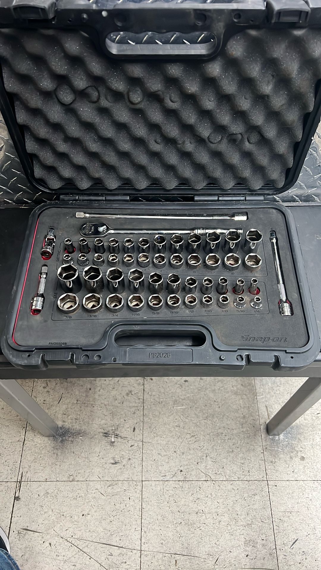 Snap On 251FSMBFR 51pc 3/8” Metric / SAE General Service Mechanics Set