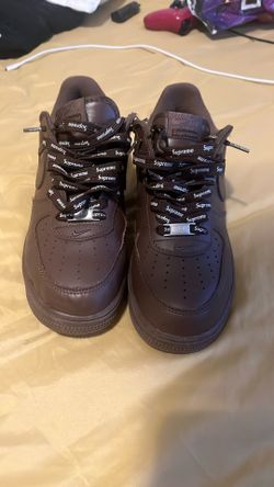 Nike supreme AF1 brown