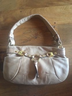 Brand new tan leather B. Makowsky shoulder bag