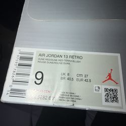 Jordans 13 size 9.5