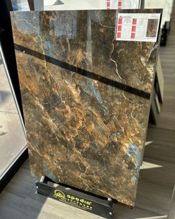 Labradorite Gold Porcelain Panel 24” X 48”