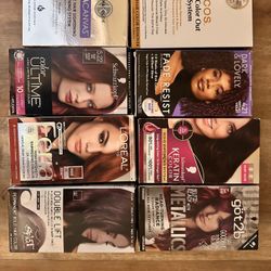New box, hair, color, bleach, set, and color remover corrector kit.