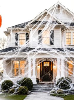 Halloween Stretch Spider Web Decoration
