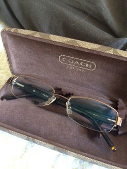 Coach reading glasses, original