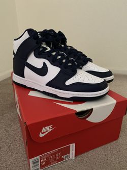 Nike Dunk High Championship Navy Size 8.5