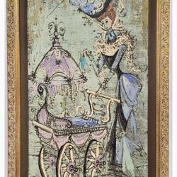 Van Hoople (b.1934) Impasto Style Oil On Canvas