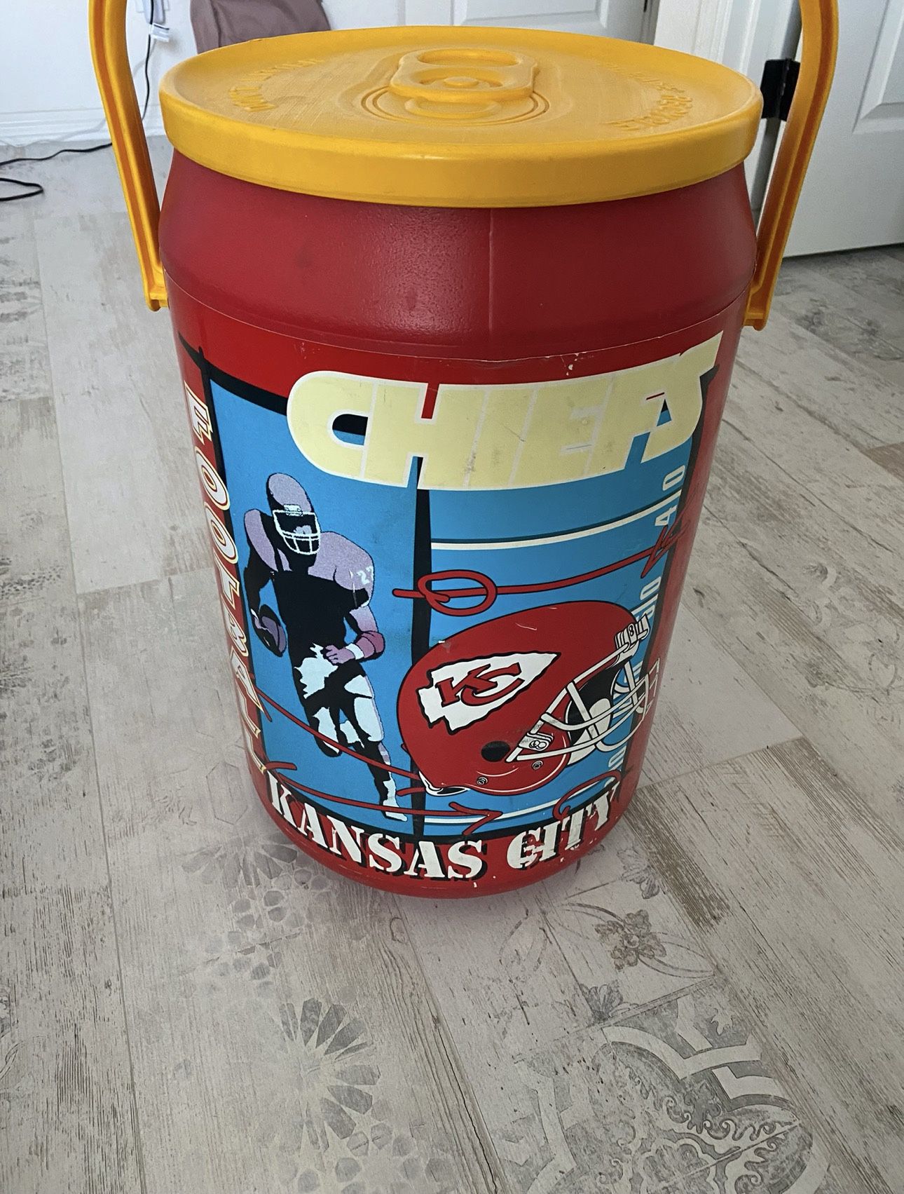 1997 KOOLER KRAFT Kansas City Chiefs Cooler