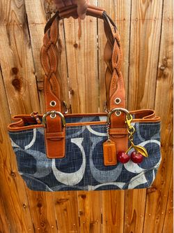 Coach Denim Satchel