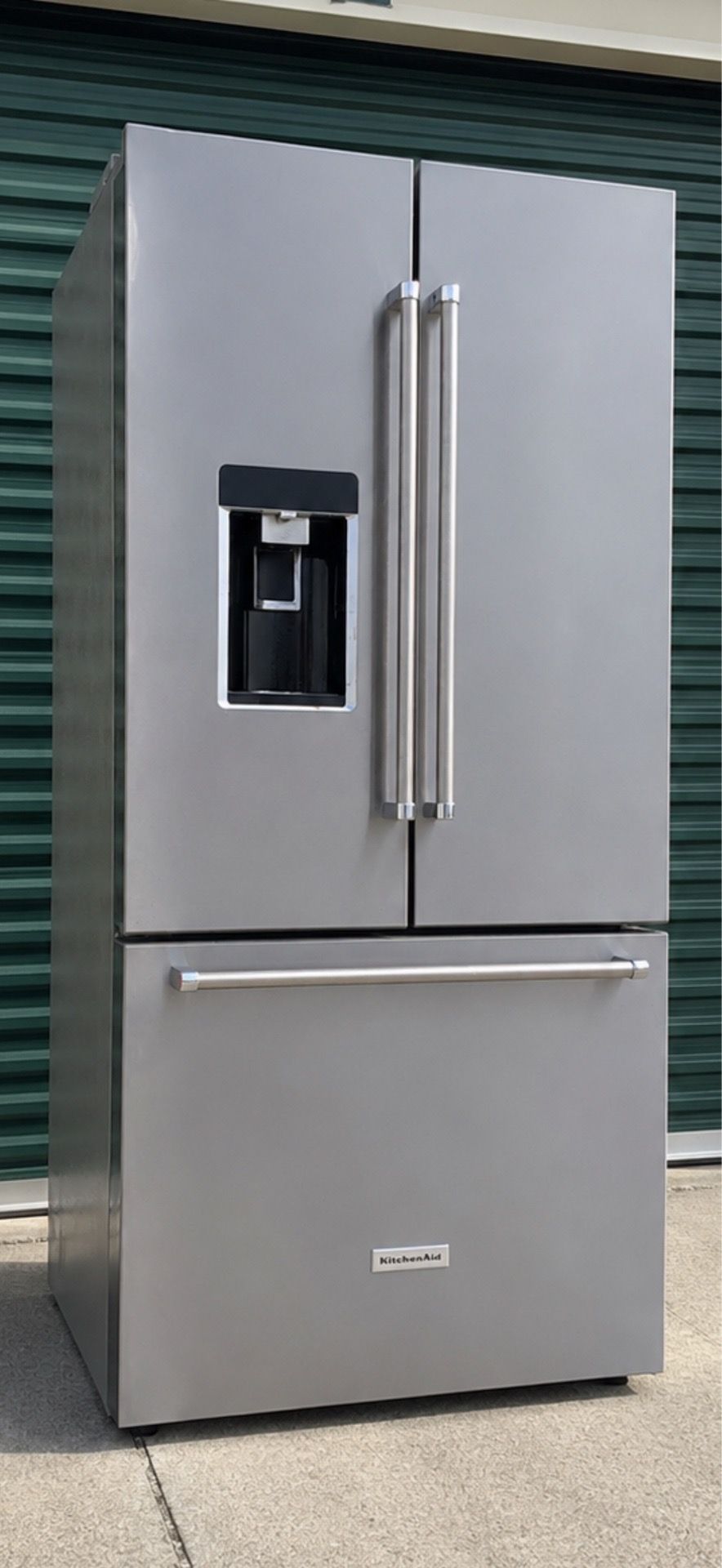 36” kitchen aid french door stainless steel refrigerator