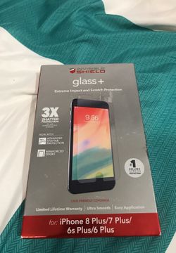 Zagg glass plus extreme impact and scratch protection