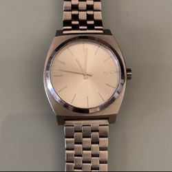 Nixon Time Teller Silver