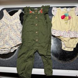 Girls Size 6-9M Rompers