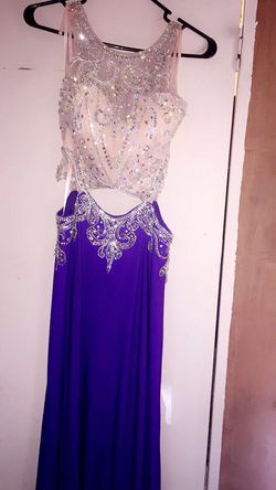 Prom dress. Purple / tan Size. M