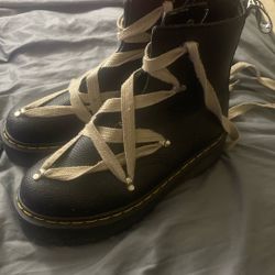 Rick Owens X Dr. Martens Mega Lace Boots