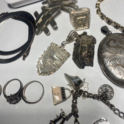 LOT OF 925 STERLING SILVER 