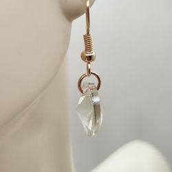 Rose Gold Fishhook Earrings 
