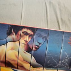 Bruw Lee, DGK, Skateboard Hallogran, BULLET 80 Bruw Lee DGK 32"X8" USED!