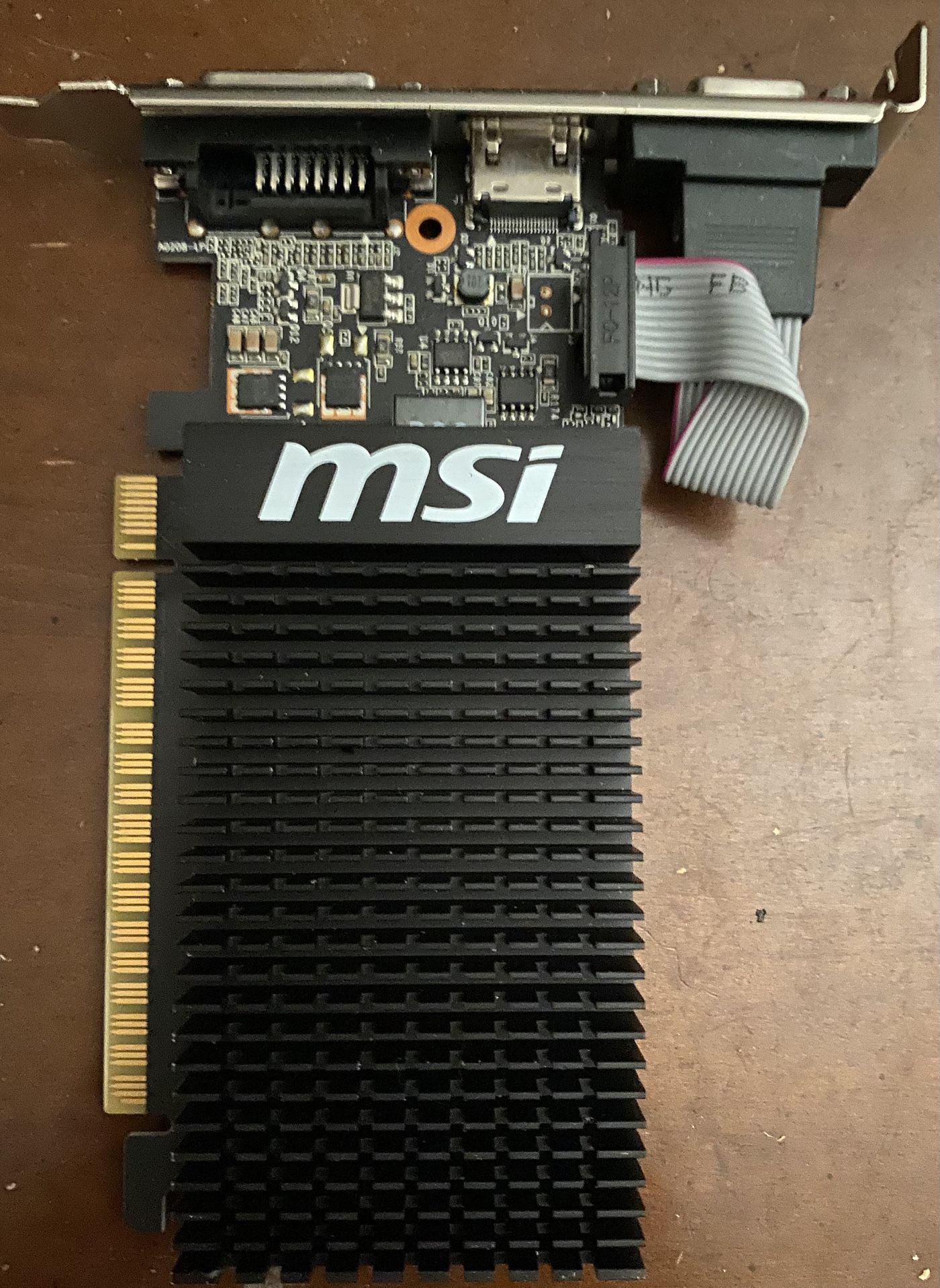 MSI GeForce GT 710 2GB DDR3 Graphics Card GT 710 2GD3 Low Profile NVIDIA MS-V809