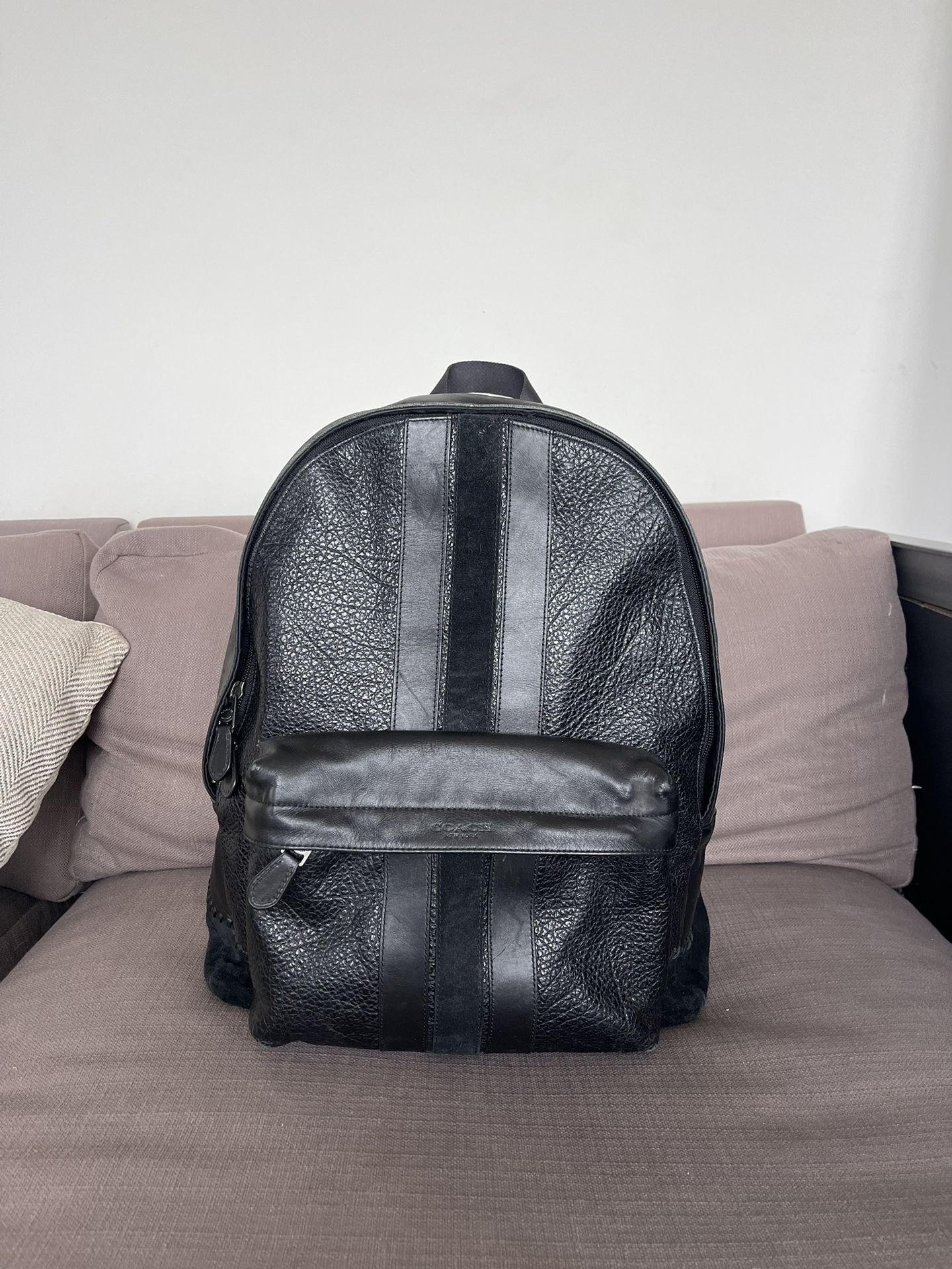 Coach Backpack With Baseball Stitch