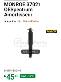 37021 OESpectrum Amortisseur
MONROE 37021 OESpectrum Amortisseur