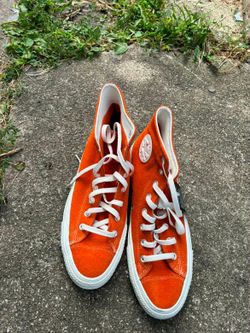 Orange converses
