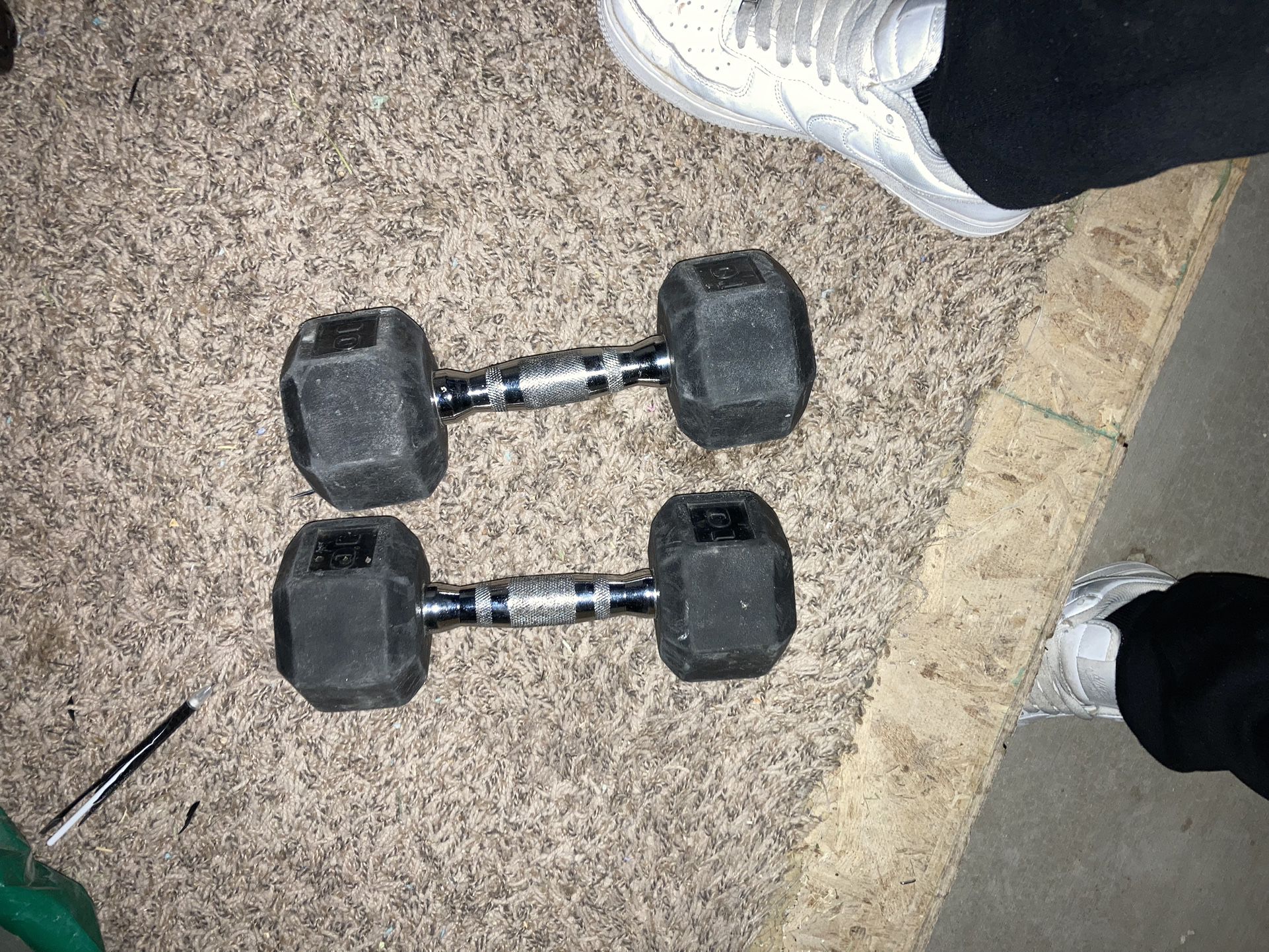Two 10 Pound Dumbbell Set