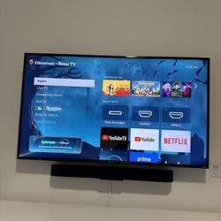 55” TV And Soundbar