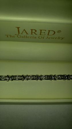 New Diamond Bracelet Sterling Silver 1/2 ct