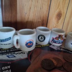 Mini Mugs Featuring MLB Teams