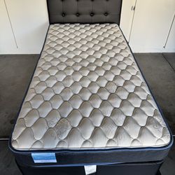 Single Bed with Headboard