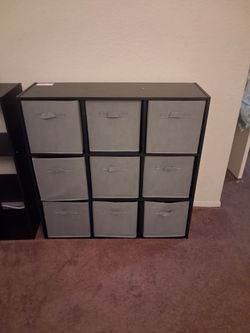 Cube Storage Shelves and Bins
