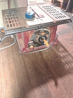Used saw with blade