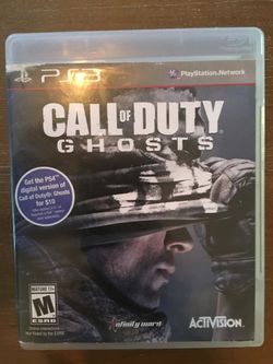 Sony PlayStation ps3 call of duty ghosts