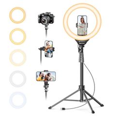 Selfie Ring Light with Tripod Stand