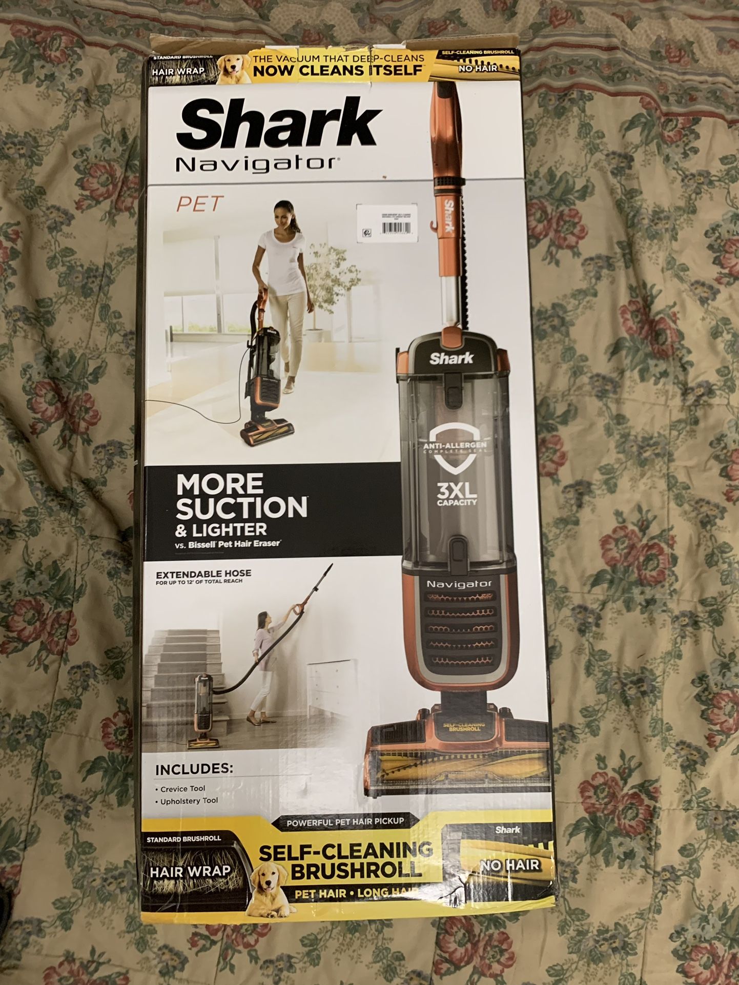 Shark Navigator® Self-Cleaning Brushroll Pet Upright Vacuum