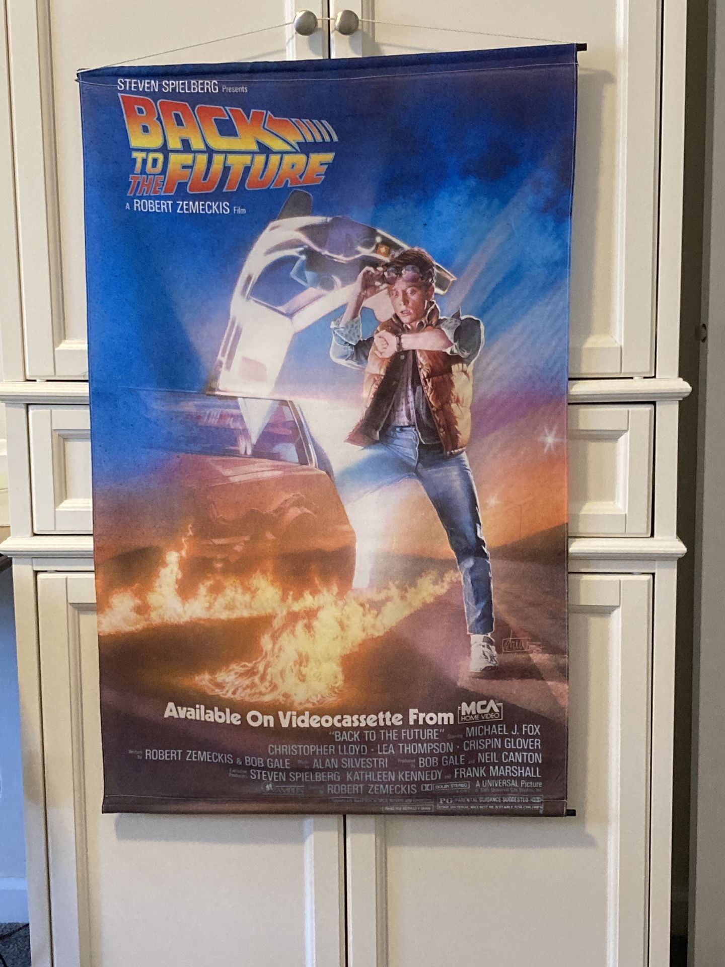 Back To The Future Cloth Banner 22”x34”